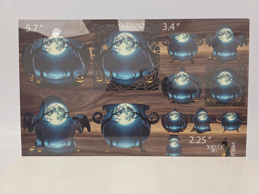 PatternPly® Full Coverage Foggy Forest 3 Sizes