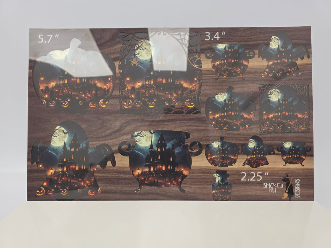 PatternPly® Full Coverage Haunted Mansion 3 Sizes