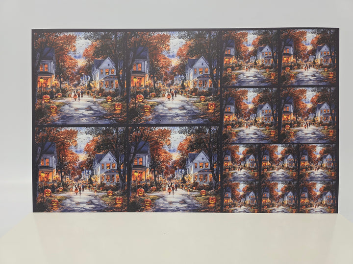 PatternPly® Full Coverage Americana Halloween 3 Sizes