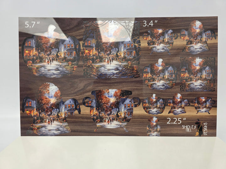 PatternPly® Full Coverage Americana Halloween 3 Sizes