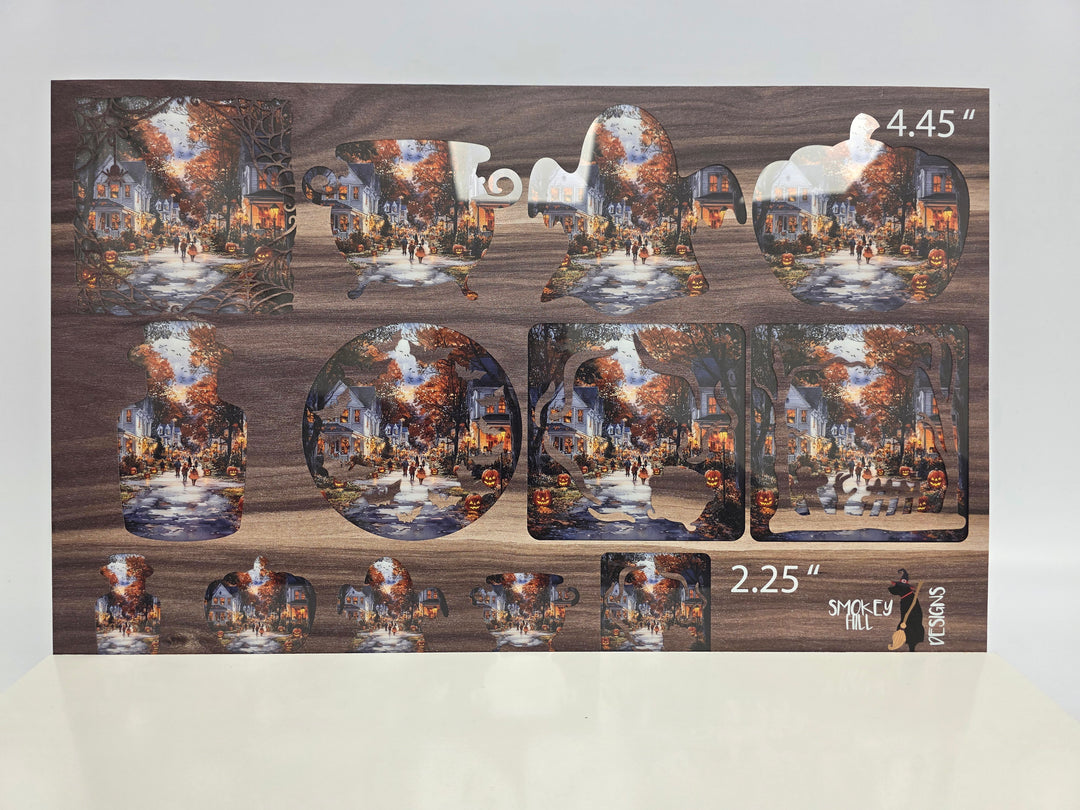 PatternPly® Full Coverage Americana Halloween 2 Sizes