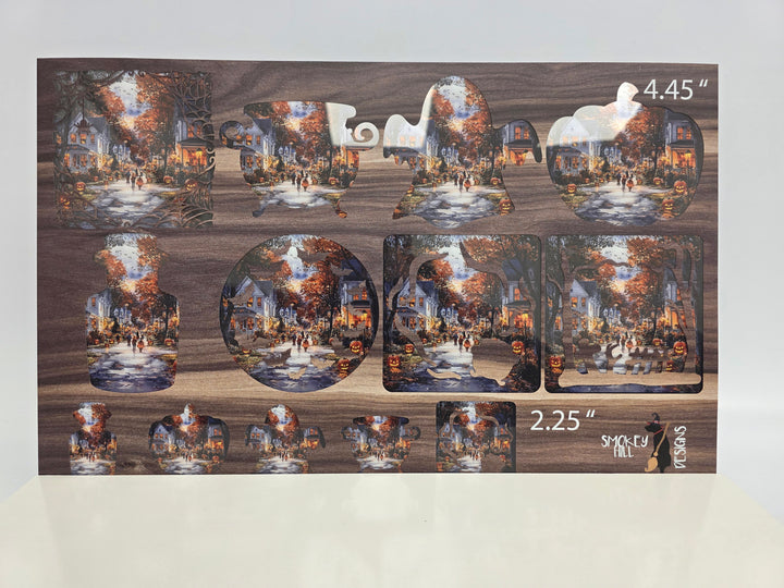 PatternPly® Full Coverage Americana Halloween 2 Sizes