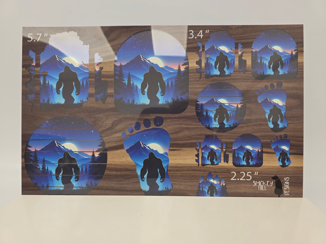 PatternPly® Full Coverage Wandering Big Foot 3 Sizes