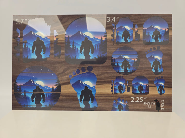 PatternPly® Full Coverage Wandering Big Foot 3 Sizes