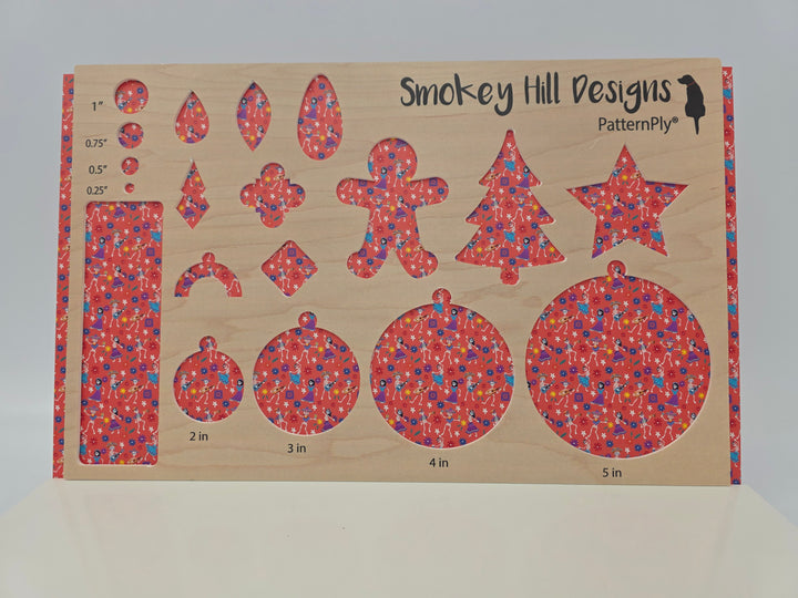 PatternPly® Full Coverage Skeleton Fiesta on Coral