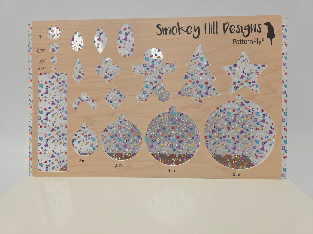 PatternPly® Scattered Skeleton Fiesta MICRO