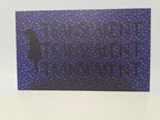 PatternPly® Transparent Neon Spooky Faces On Purple product photo 2
