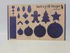 PatternPly® Transparent Neon Spooky Faces On Purple product photo 4
