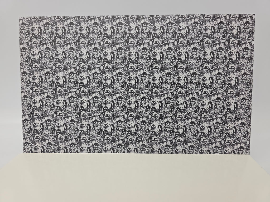 PatternPly® Full Coverage Wicked Ghouls Inverted product photo 2