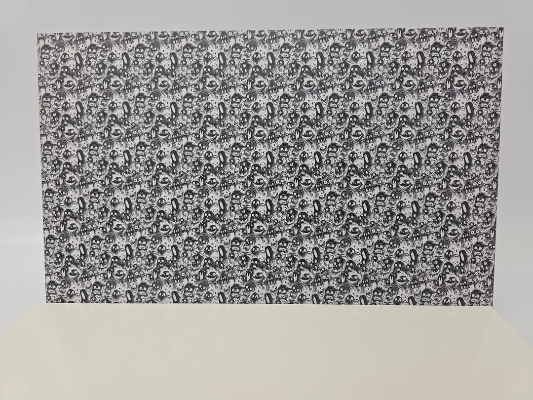 PatternPly® Full Coverage Wicked Ghouls Inverted