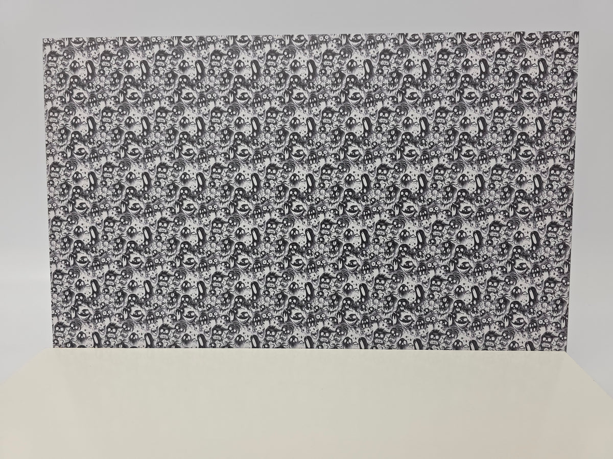 PatternPly® Full Coverage Wicked Ghouls Inverted product photo 2