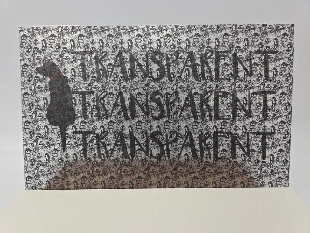 PatternPly® Transparent Wicked Ghouls Inverted sheet showing the pattern