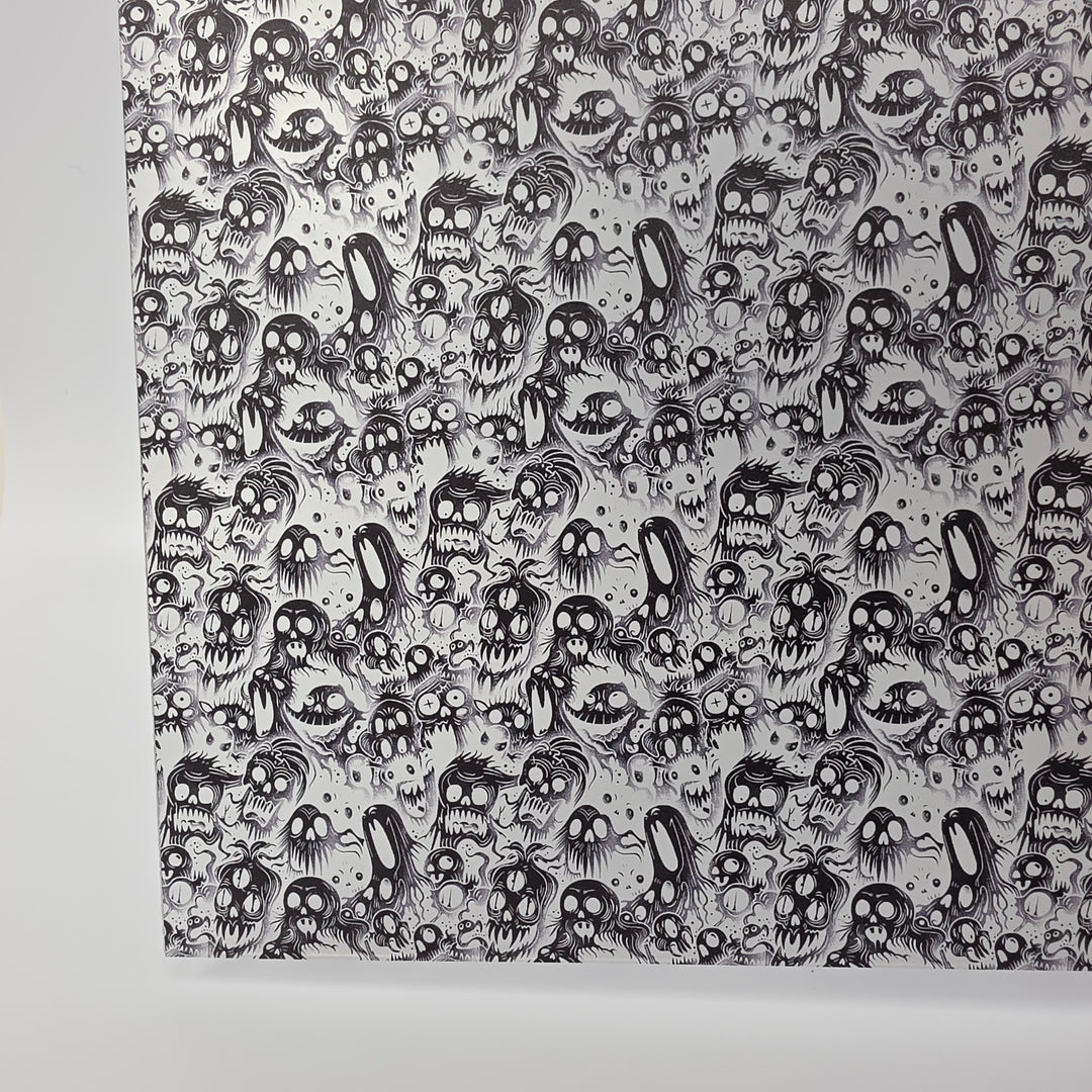 PatternPly® Transparent Wicked Ghouls Inverted