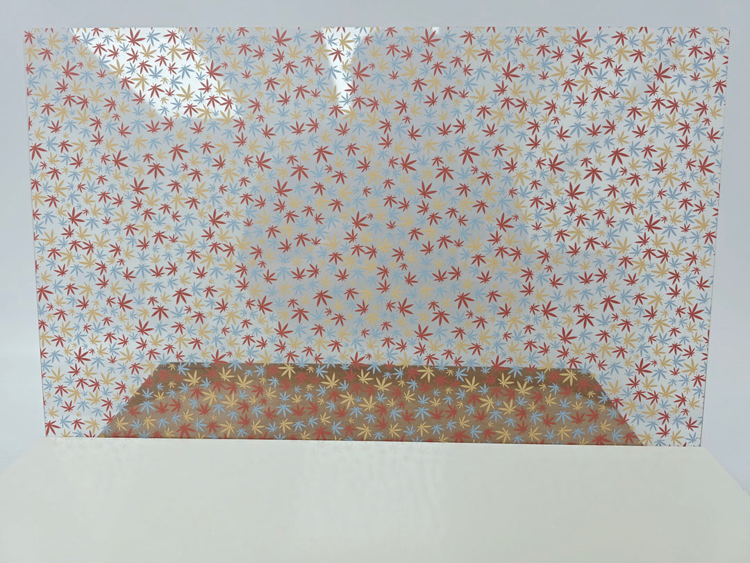 PatternPly® Scattered Neutral Marijuana Leaves