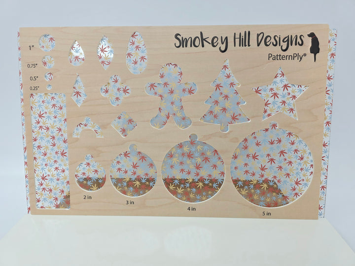 PatternPly® Scattered Neutral Marijuana Leaves