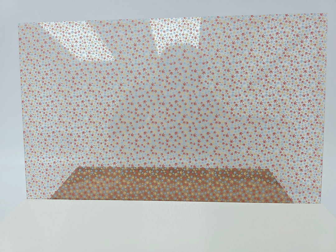 PatternPly® Scattered Neutral Marijuana Leaves MICRO