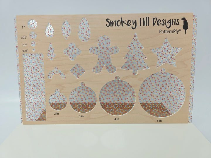PatternPly® Scattered Neutral Marijuana Leaves MICRO
