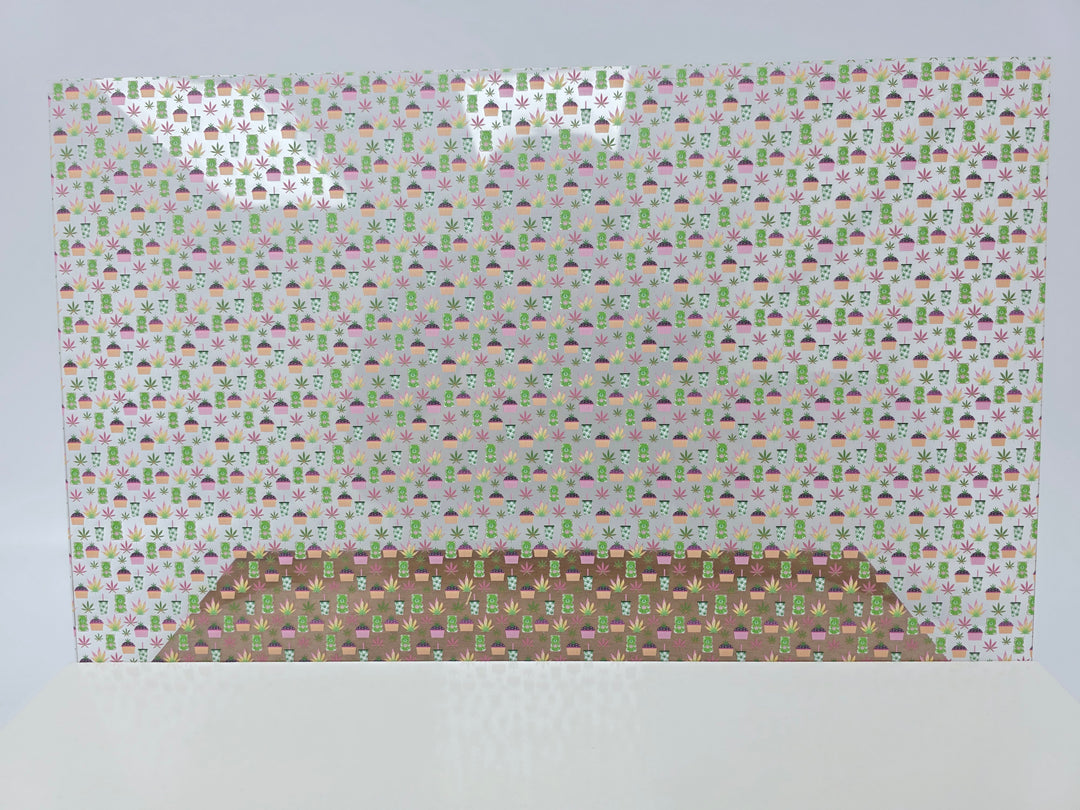 PatternPly® Scattered Pastel Weed and Yummies