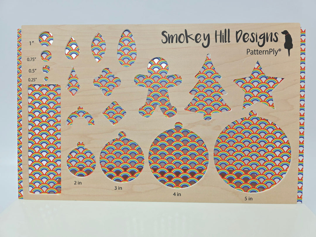 PatternPly® Scattered Rainbow Arches