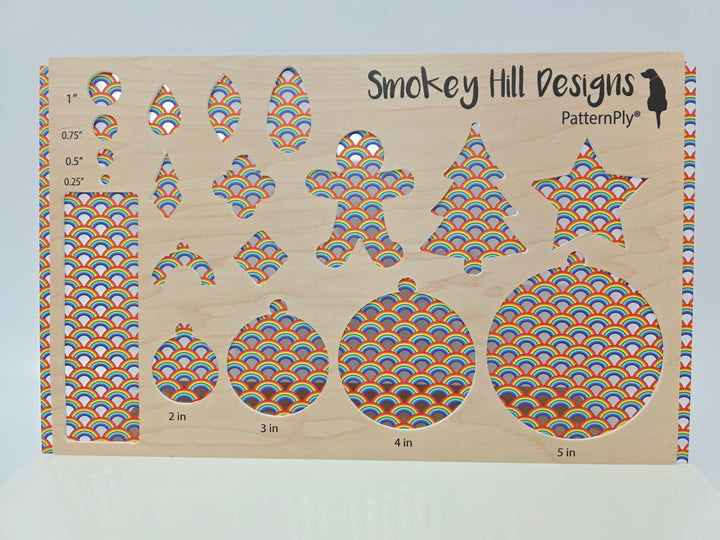 PatternPly® Scattered Rainbow Arches