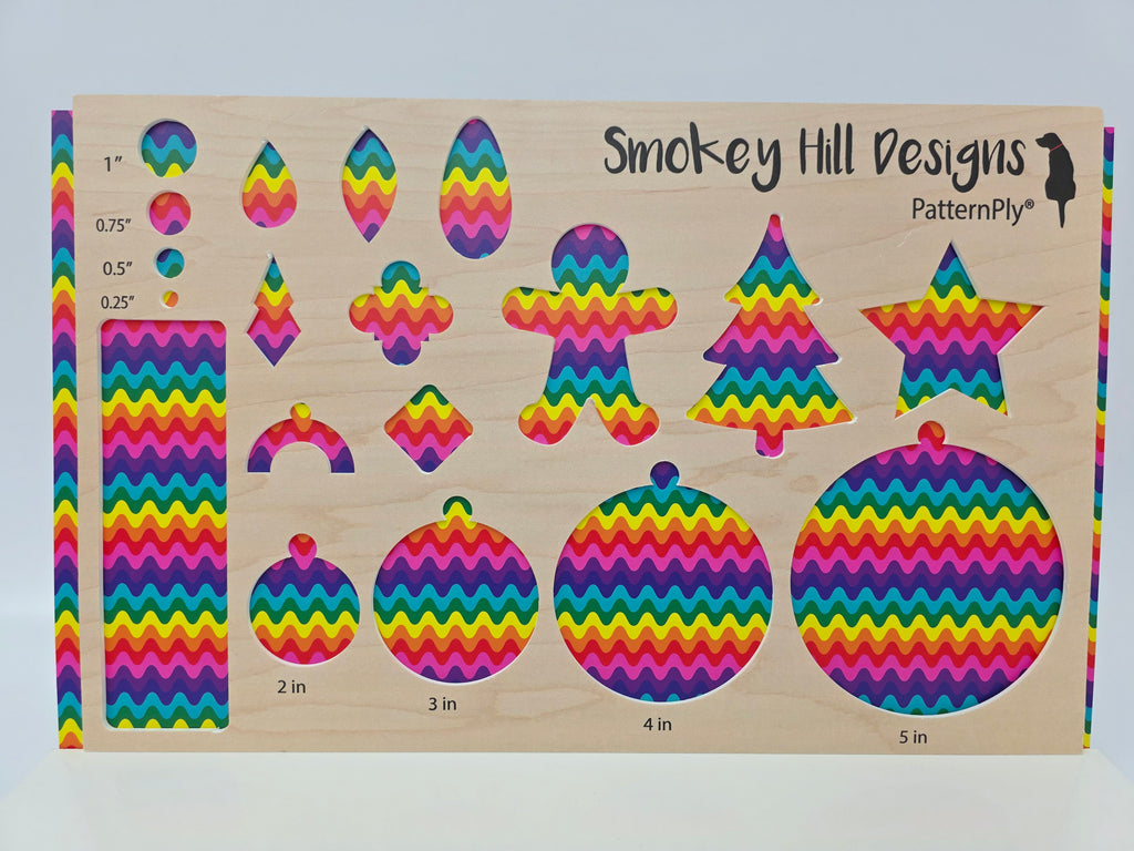 PatternPly® Full Coverage Groovy Rainbow Waves product photo 3