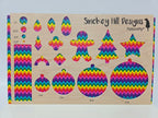 PatternPly® Full Coverage Groovy Rainbow Waves product photo 3