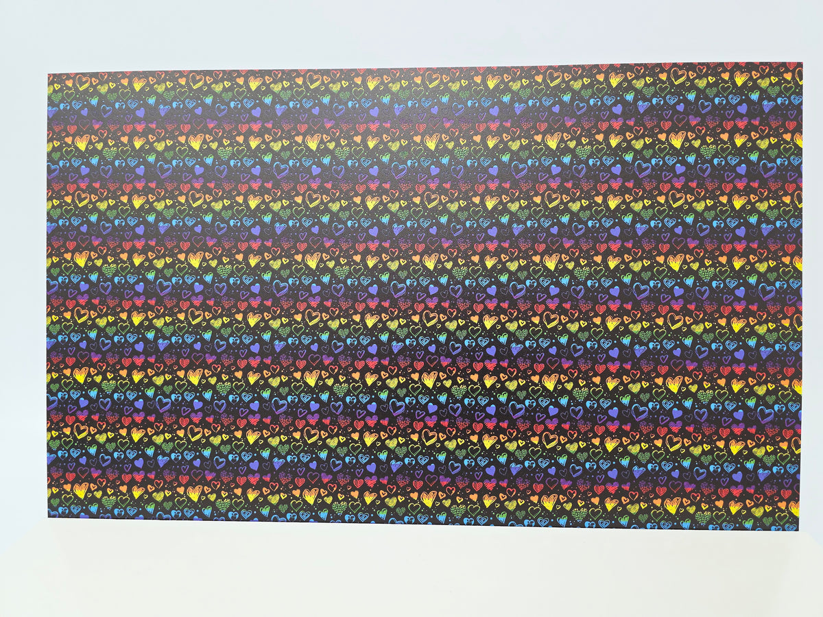 PatternPly® Full Coverage Crayon Rainbow Hearts product photo 2