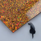 Amber After Party Space Junk acrylic sheet