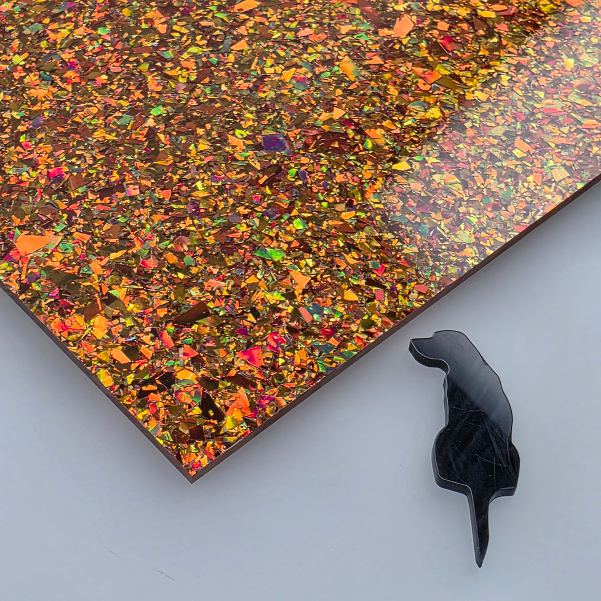 Amber After Party Space Junk acrylic sheet
