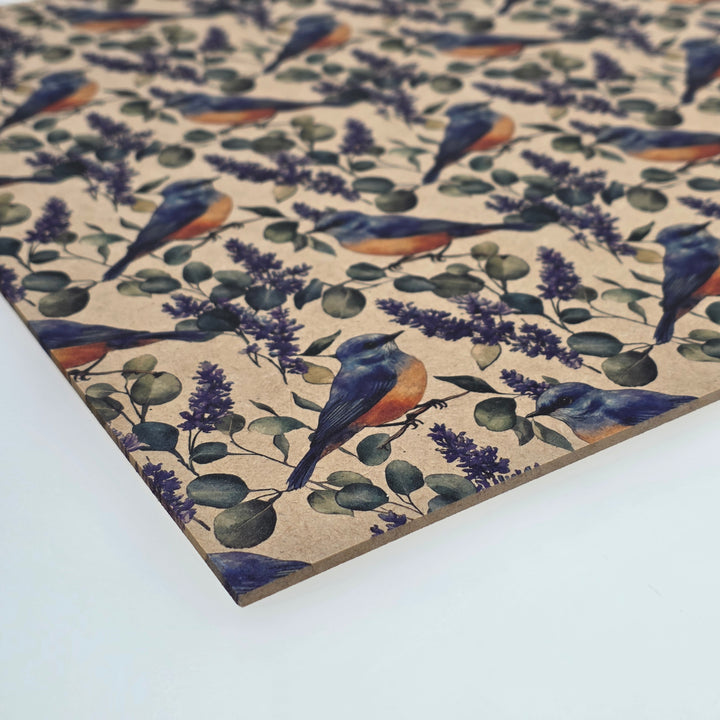 PatternPly® Naturals Bluebirds and Flowers