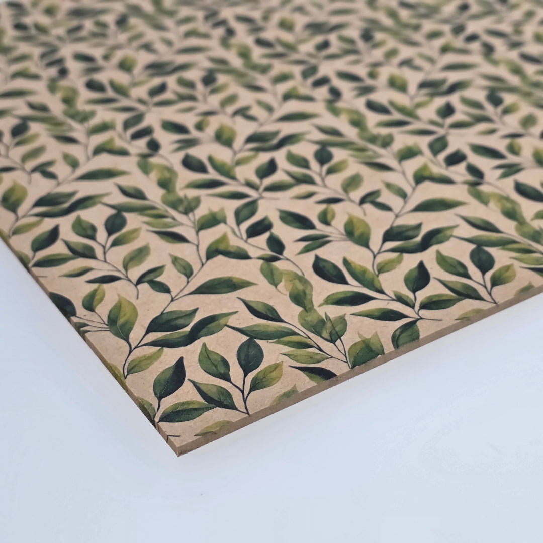 PatternPly® Naturals Green Watercolor Leaves