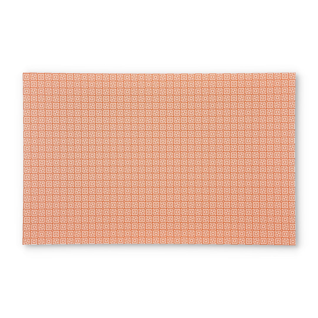 PatternPly® Full Coverage Spring Orange Geo Squares