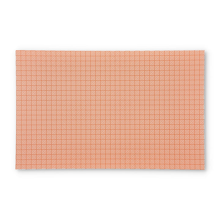 PatternPly® Full Coverage Spring Orange Geo Squares