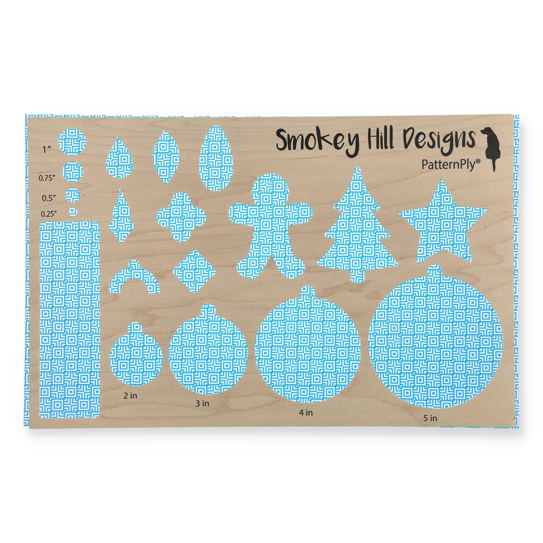 PatternPly® Full Coverage Spring Light Blue Geo Squares