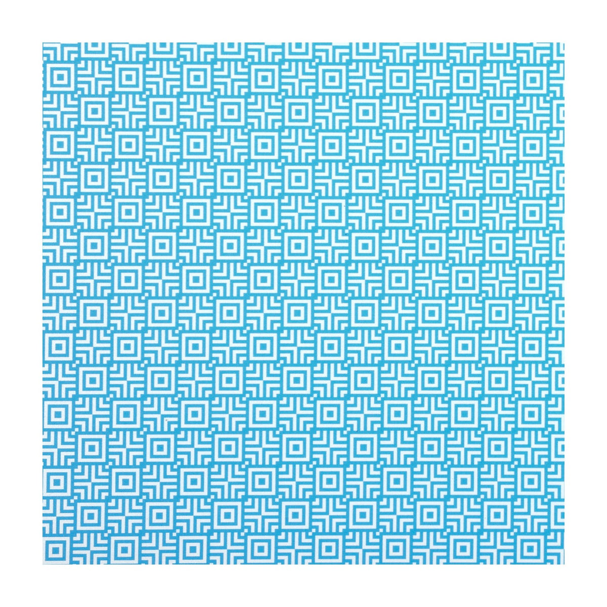 PatternPly® Full Coverage Spring Light Blue Geo Squares sheet showing the pattern