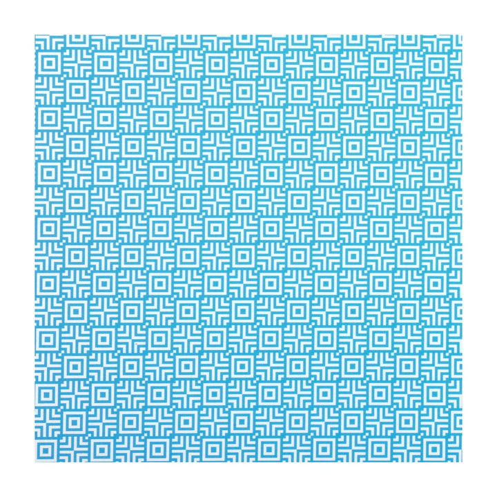 PatternPly® Full Coverage Spring Light Blue Geo Squares