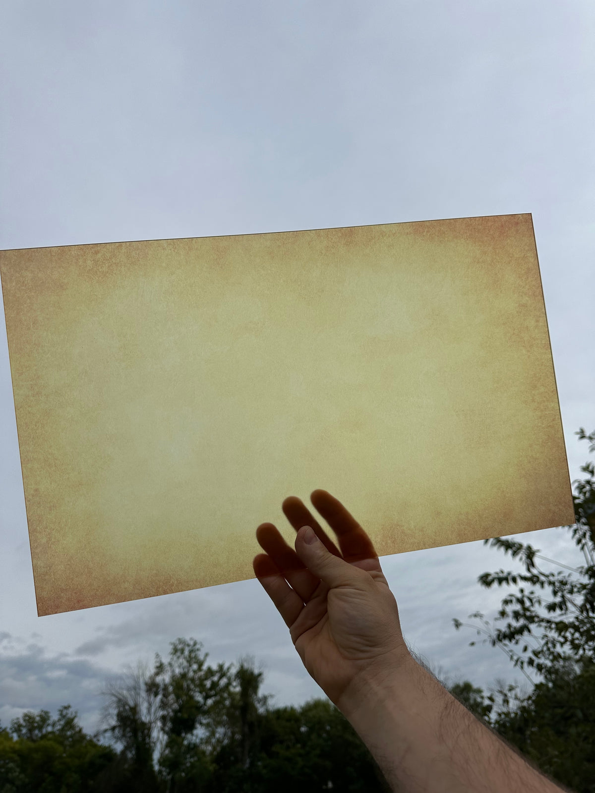 PatternPly® Transparent Parchment sheet showing the pattern