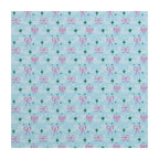 PatternPly® Full Coverage Pink Bows on Pastel Blue Pine sheet showing the pattern