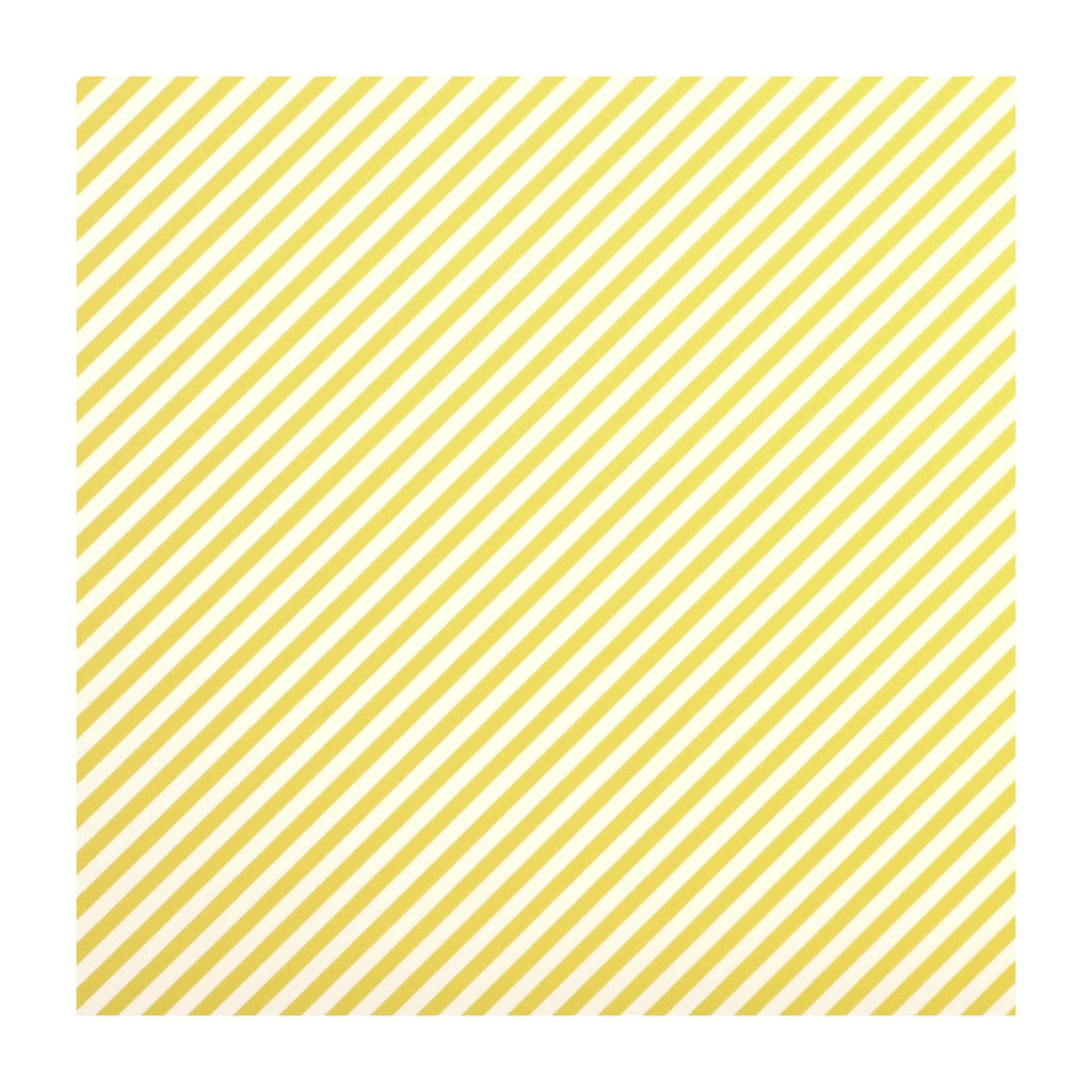 PatternPly® Full Coverage Spring Yellow Diagonal Stripes sheet showing the pattern