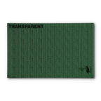 PatternPly® Transparent Knitted Green sheet showing the pattern