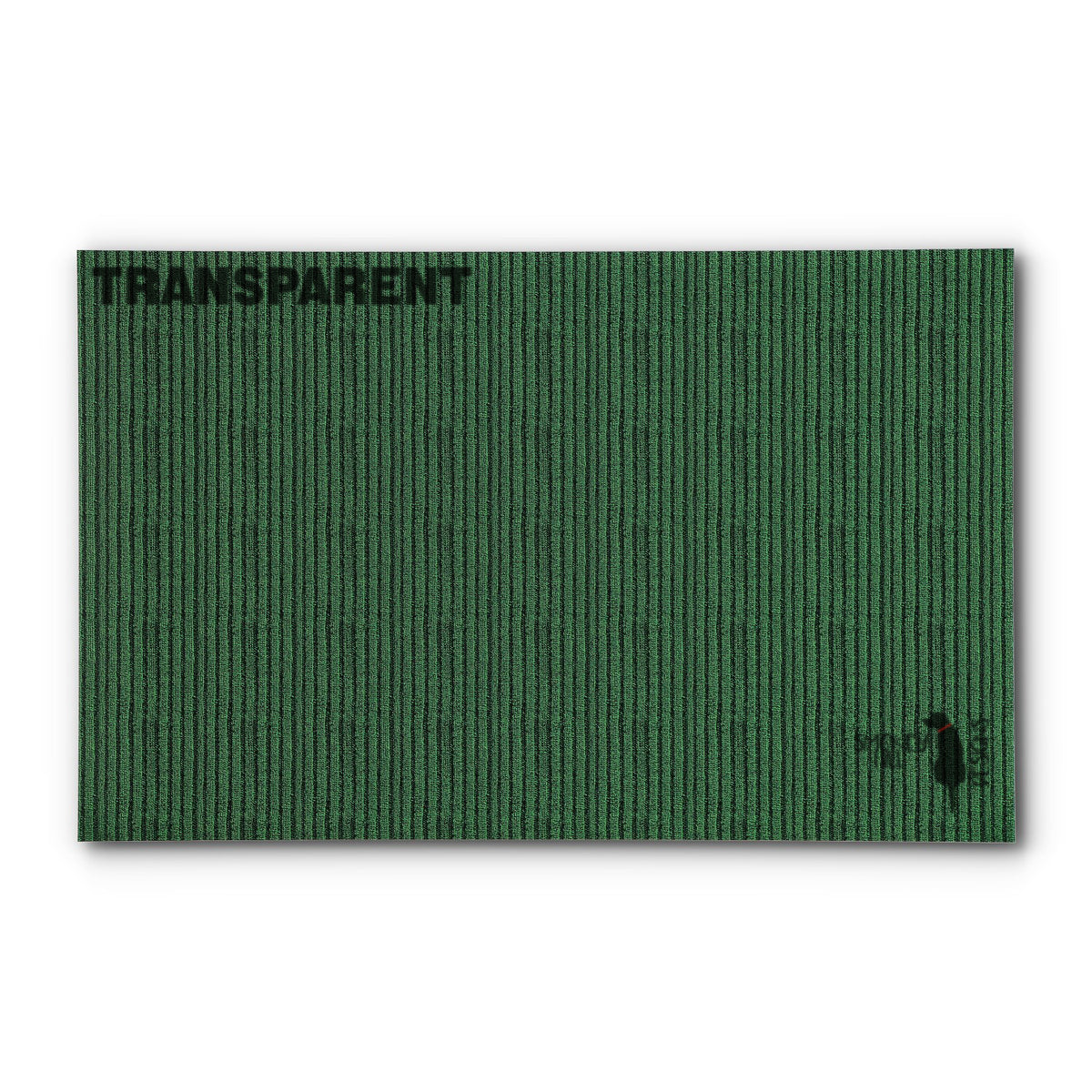 PatternPly® Transparent Knitted Green sheet showing the pattern