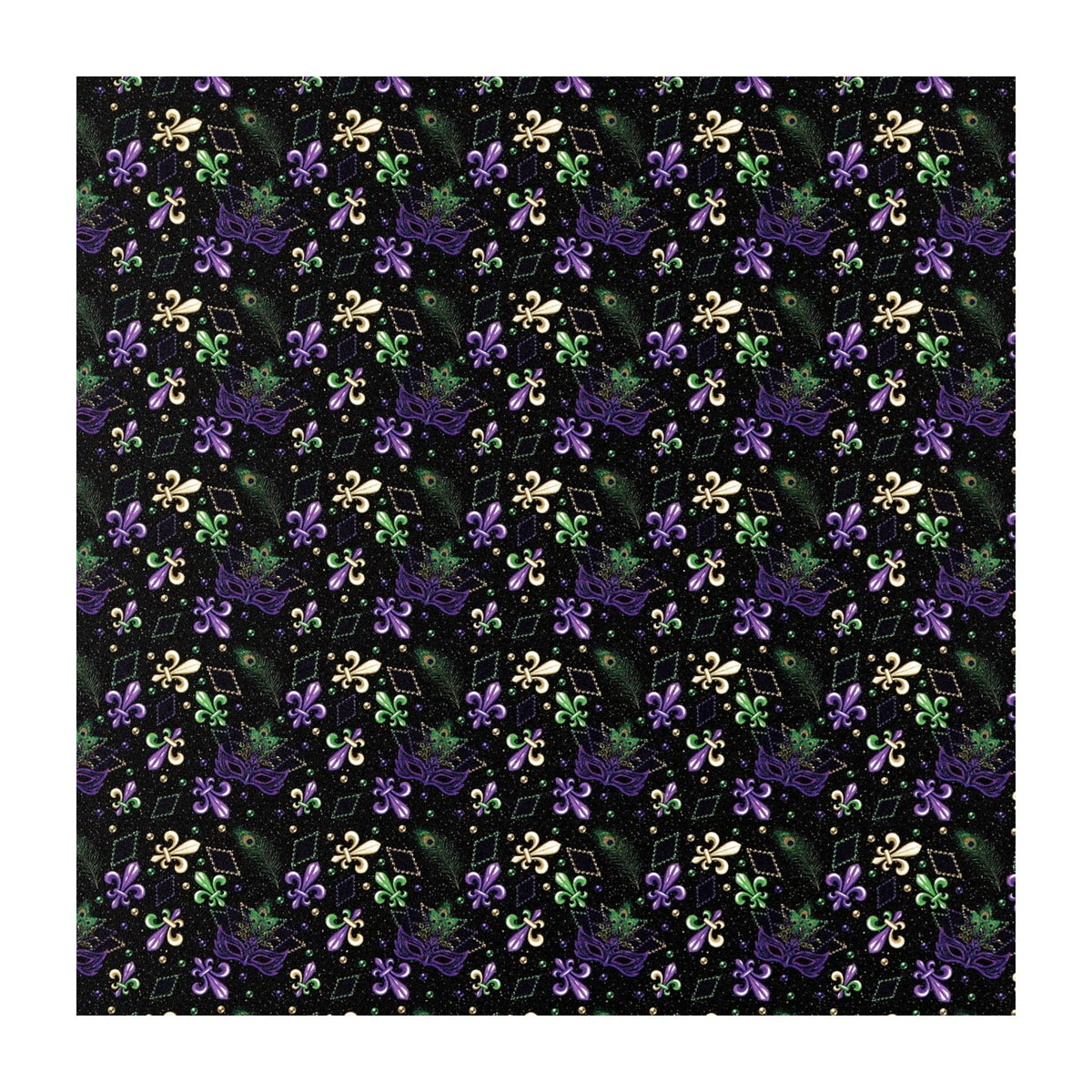 PatternPly® Transparent Mardi Gras Masquerade Micro product photo 3