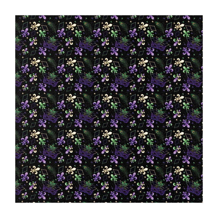 PatternPly® Transparent Mardi Gras Masquerade Micro