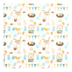 PatternPly® Full Coverage Bunnies in Baskets sheet showing the pattern