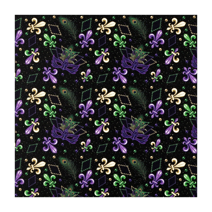 PatternPly® Transparent Mardi Gras Masquerade Large