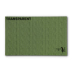 PatternPly® Transparent Knitted Olive sheet showing the pattern