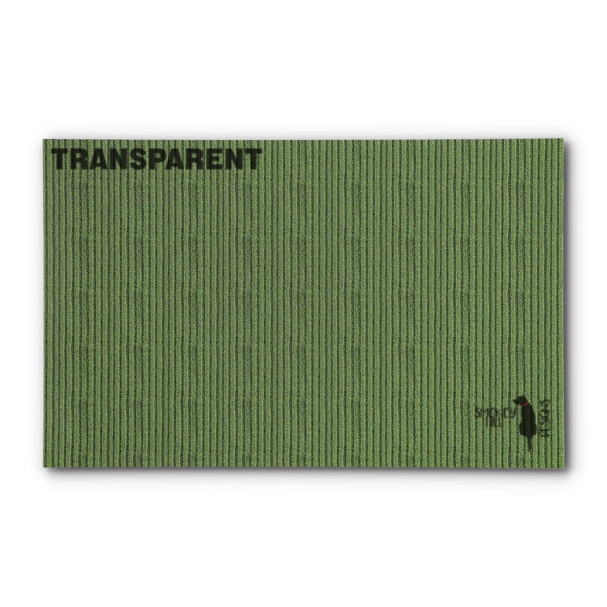 PatternPly® Transparent Knitted Olive sheet showing the pattern