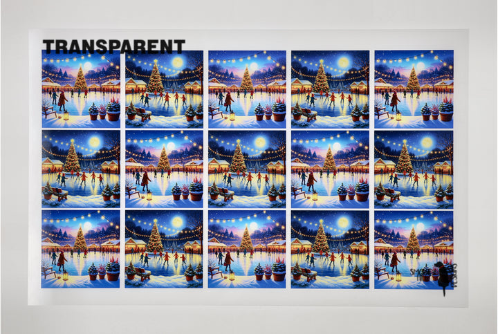 PatternPly® Transparent Winter Skating Small