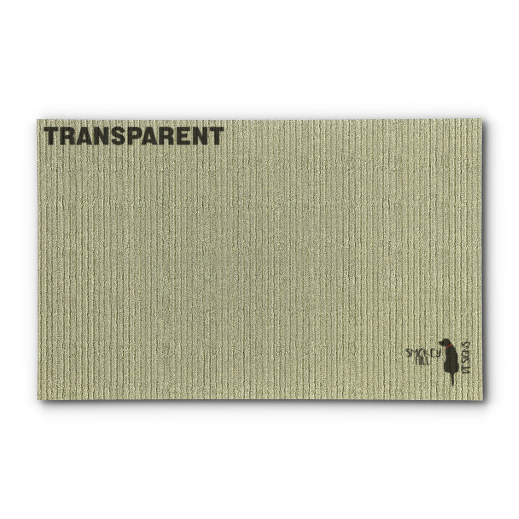 PatternPly® Transparent Knitted Ivory sheet showing the pattern