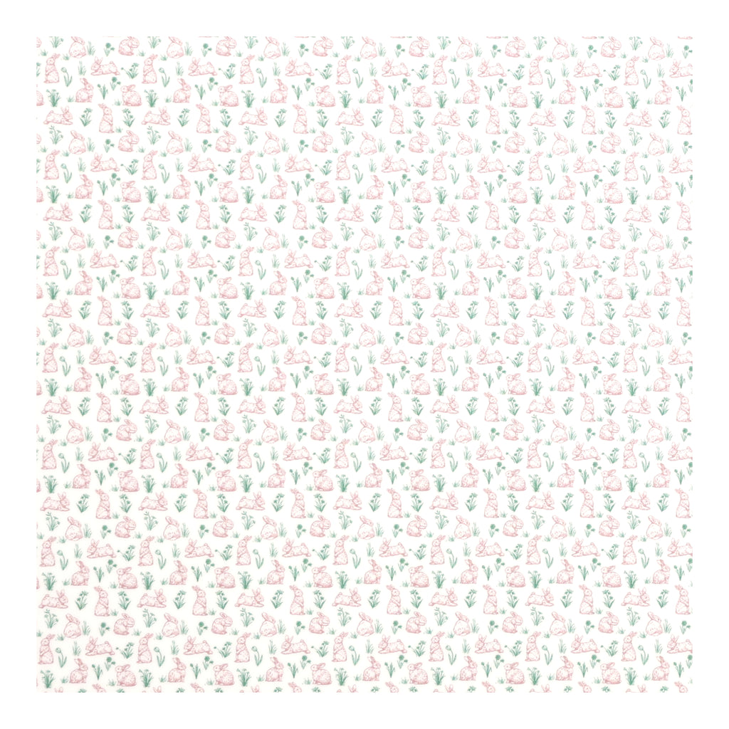 PatternPly® Full Coverage Playful Bunnies MICRO sheet showing the pattern